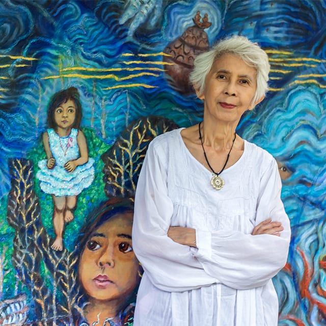 Imelda Cajipe Endaya, the first woman National Artist for Visual Arts